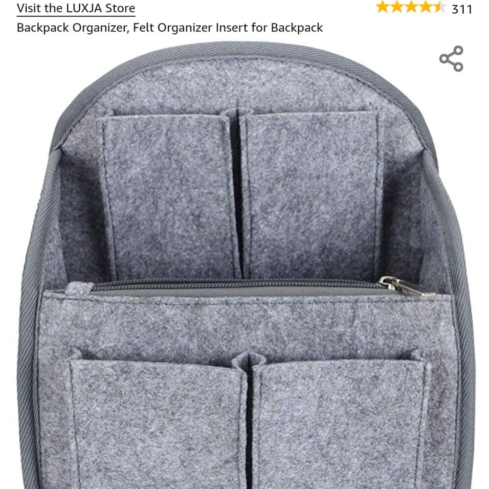LUXJA mini backpack organizer